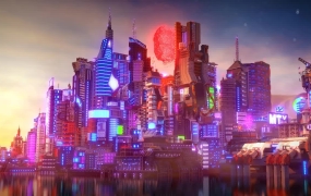 Cyberpunk Project Timelapse(赛博朋克地图)